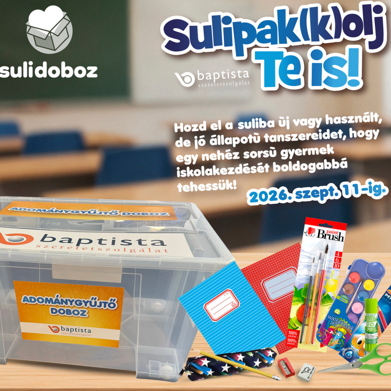 Sulipakkoljunk együtt!