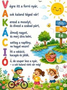 VAKÁCIÓ!